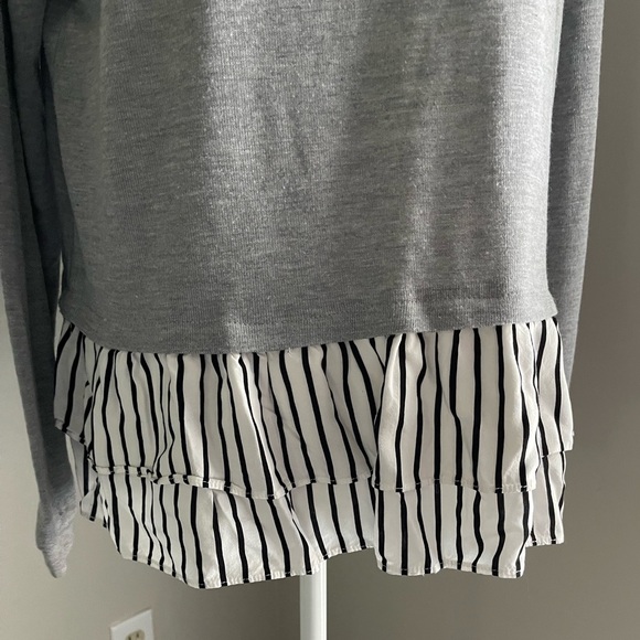 Striped Hem Sweater​ - Picture 4 of 5